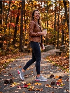 Beita Gray Pink Breathable Mesh Walking
Running Shoes Sneakers Size 6.5